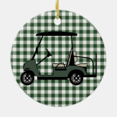 Golf Cart Ornament (Achterkant)