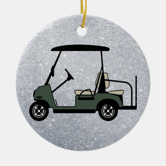 Golf Cart Ornament (Voorkant)