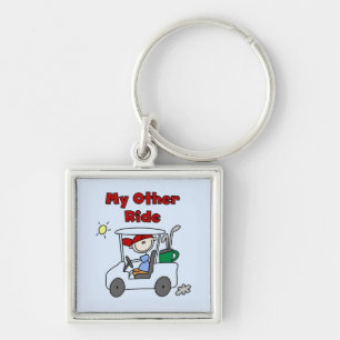 Golf Cart Other Ride Tshirts and Gifts Sleutelhanger