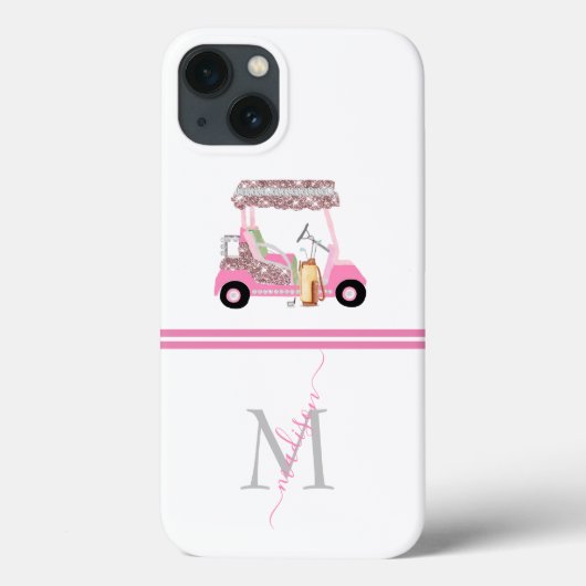 Golf Cart Persoonlijke naam Case-Mate iPhone Case (Achterkant)