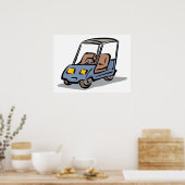 Golf Cart Poster (Keuken)