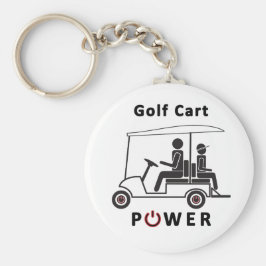 Golf Cart Power Sleutelhanger