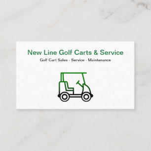 Golf Cart Sales and Service Visitekaartje