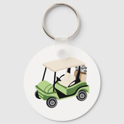 Golf Cart Sleutelhanger (Voorkant)