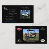 Golf Cart Visitekaartje (Voorkant / Achterkant)
