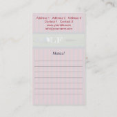 Golf - Carte de visite (Dos)