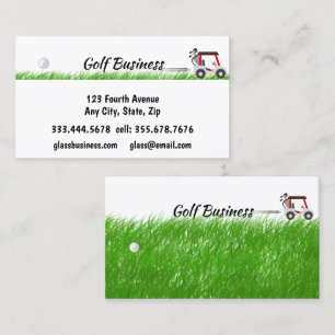 Golf Cartes d'affaires, Turf, Fournitures
