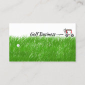 Golf Cartes d'affaires, Turf, Fournitures (Dos)