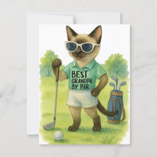 Golf Cat is de beste golfbaan van Par Briefkaart