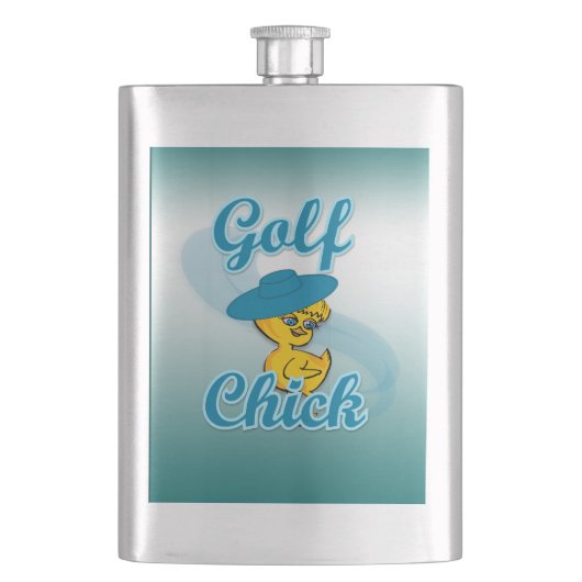 Golf Chick #3 Heupfles (Voorkant)