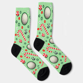 Golf Christmas Holiday Gifts Socks Sokken
