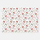 Golf Christmas Party thema Golfen voor Golfer Inpakpapier Vel (Voorkant)