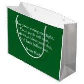 Golf Christmas themed gifts for golfer Groot Cadeauzakje (Achterkant Gekanteld)