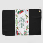 Golf Christmas themed   Golfhanddoek (Horizontaal)