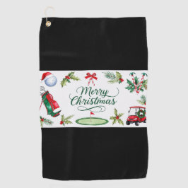 Golf Christmas themed   Golfhanddoek