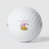 Golf 'Cloches de mariage & balles de golf' Cadeau de fa (Devant)