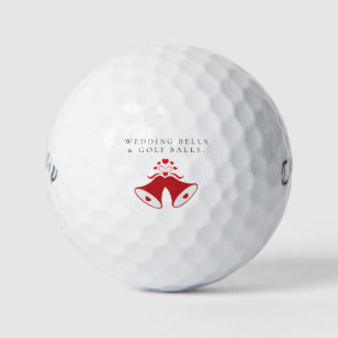 Golf 'Cloches de mariage et balles de golf' Cadeau de f