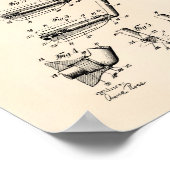 Golf Club 1917 Patent Art - Old Peper Poster (Hoek)