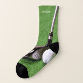 Golf Club amusant et Ball on Green (Gauche - extérieur)