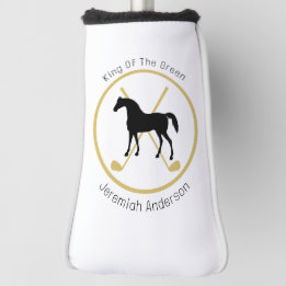 Golf Club and Horse Personalized Golfheadcover
