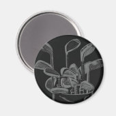 GOLF CLUB ART MAGNEET (Voorkant / Achterkant)
