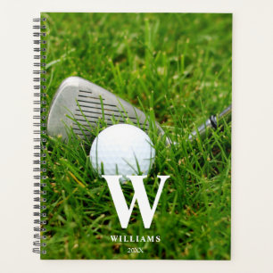 Golf Club en Ball Personalized Planner