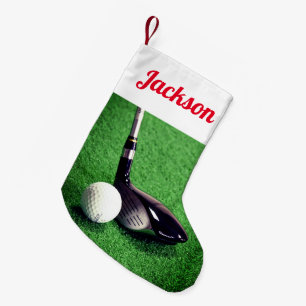 Golf Club en Golf Ball Kleine Kerstsok