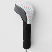 Golf club head cover with a sleek design (Schuin)