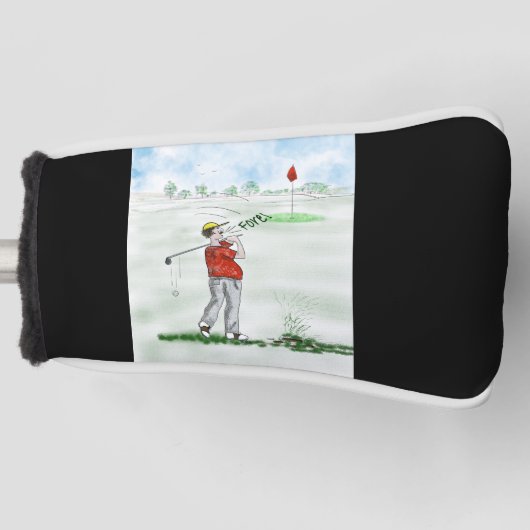 Golf Club Hoesje Golfheadcover (Voorkant)