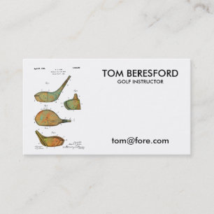 GOLF CLUB-HOOFDPATENT - Visitekaartjes