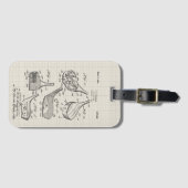  Golf Club Illustratie Bagagelabel (Voorkant (horizontaal))