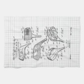  Golf Club Illustratie Theedoek (Horizontaal)