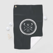  Golf Club Logo Monogram Golfhanddoek (Insitu)