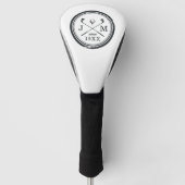  Golf Club Logo Monogram Golfheadcover (Voorkant)