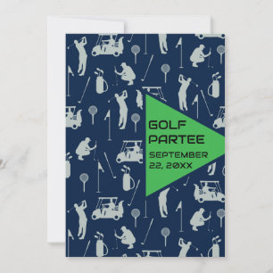 Golf Club Membres Fête Invitation