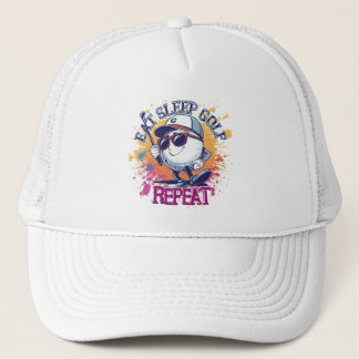 Golf Club Name Custom Trucker Hat  Pet