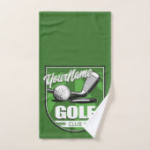 Golf Club NAME Pro Golfer Player Persoonlijk Bad Handdoek (Handdoek)