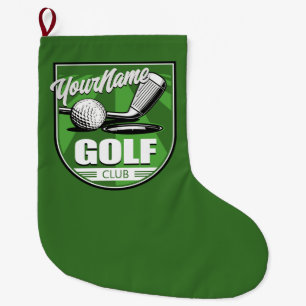 Golf Club NAME Pro Golfer Player Persoonlijk Grote Kerstsok