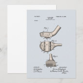  Golf Club Patent Blank Wenskaart (Voorkant / Achterkant)