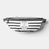 Golf Club personnalisé Golfeur Noir rayé (Poser)