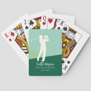 Golf Club Spelers Kaarten Spel