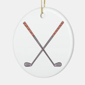 Golf Clubs Keramisch Ornament (Links)