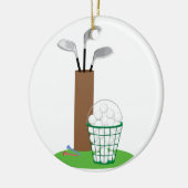 Golf Clubs Keramisch Ornament (Links)
