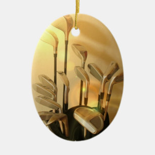 Golf Clubs Ornament