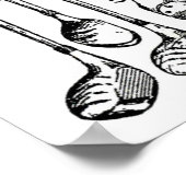 Golf Clubs Poster (Hoek)