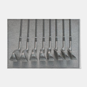 Golf Clubs Rug, Eenvoudige Golfspelers Deurmat