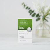 Golf Coach | Professionele Golf Instructor Lesson Visitekaartje (Staand voorkant)