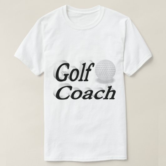Golf Coach T-shirt (Design voorkant)