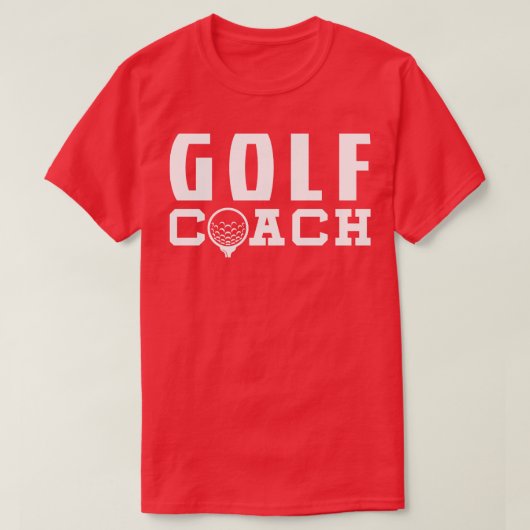 Golf Coach T-shirt (Design voorkant)