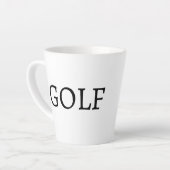 GOLF COFFEE TEA Latte Mug (Angle gauche)